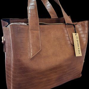 Jeanne and Jax Faux Leather Bag